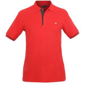 Jack Nicklaus Clifton Polo Shirt Pria Lengan Pendek Regular Fit Merah