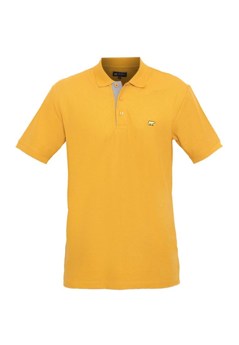 Jack Nicklaus Prime Polo Shirt Pria Lengan Pendek Regular Fit Kuning - Image 5