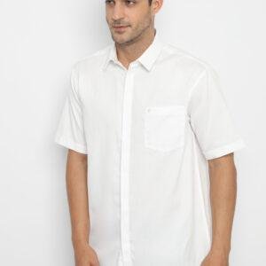 Jobb Calavera Kemeja Pria Lengan Pendek Regular Fit Putih