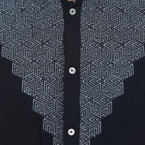 Jobb Haikal Baju Koko Tradisional Pria  Lengan panjang Navy