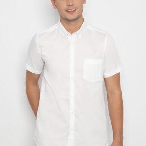 Jobb Cherokee Kemeja Pria Lengan Pendek Slim Fit Putih