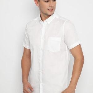 Jobb Cherokee Kemeja Pria Lengan Pendek Slim Fit Putih