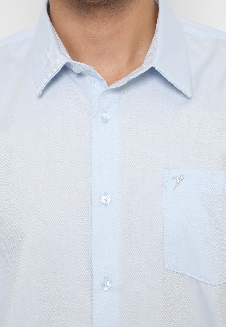 Jobb Madre Kemeja Pria Lengan Panjang Regular Fit Biru - Image 4