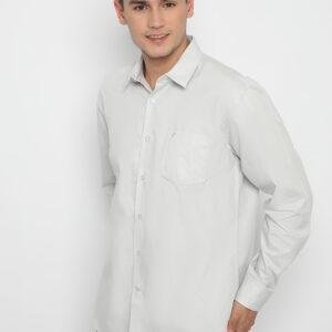 Jobb Madre Kemeja Pria Lengan Panjang Regular Fit Light Grey