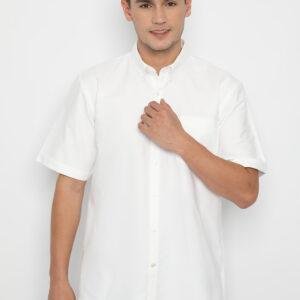 Jobb Elba Kemeja Pria Lengan Pendek Regular Fit Putih