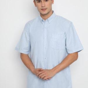 Jobb Elba Kemeja Pria Lengan Pendek Regular Fit Light BLue