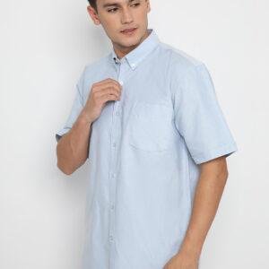 Jobb Elba Kemeja Pria Lengan Pendek Regular Fit Light BLue