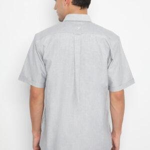 Jobb Elba Kemeja Pria Lengan Pendek Regular Fit Light Grey