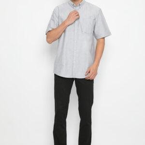 Jobb Elba Kemeja Pria Lengan Pendek Regular Fit Light Grey