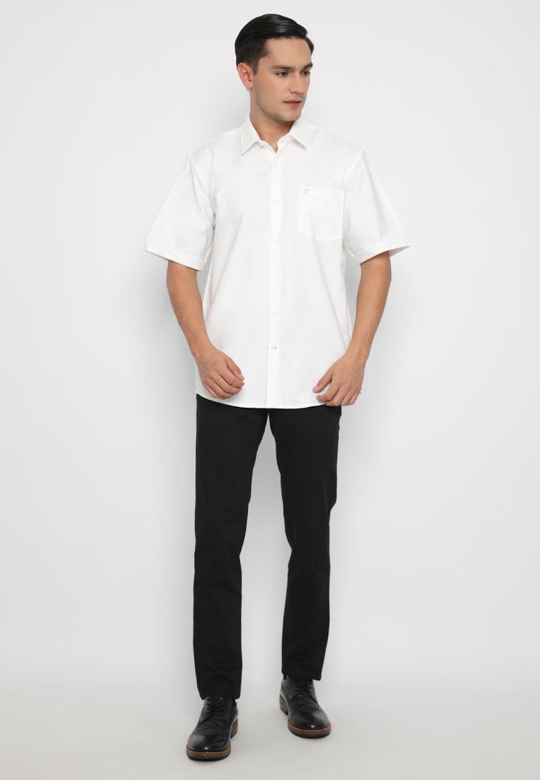 Jobb Cappadocia Kemeja Pria Lengan Pendek Regular Fit Putih - Image 4