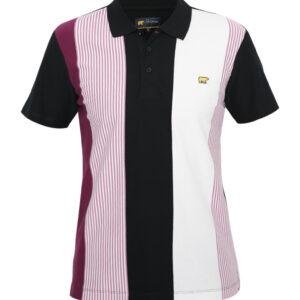 Jack Nicklaus Ritz Polo Shirt Pria Lengan Pendek Slim Fit Hitam