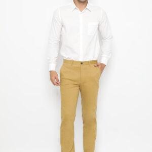Jobb Kashgar Celana Panjang Pria Modern Slim Fit Light Brown