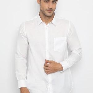 Jobb Springdale Kemeja Pria Lengan Panjang Slim Fit Putih