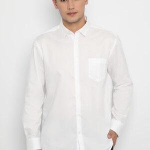 Jobb Fairmount Kemeja Pria Lengan Panjang Regular Fit Putih