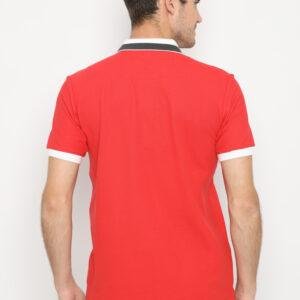 Jack Nicklaus Bash Polo Shirt Pria Regular Fit Merah