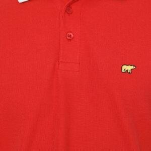 Jack Nicklaus Bash Polo Shirt Pria Regular Fit Merah