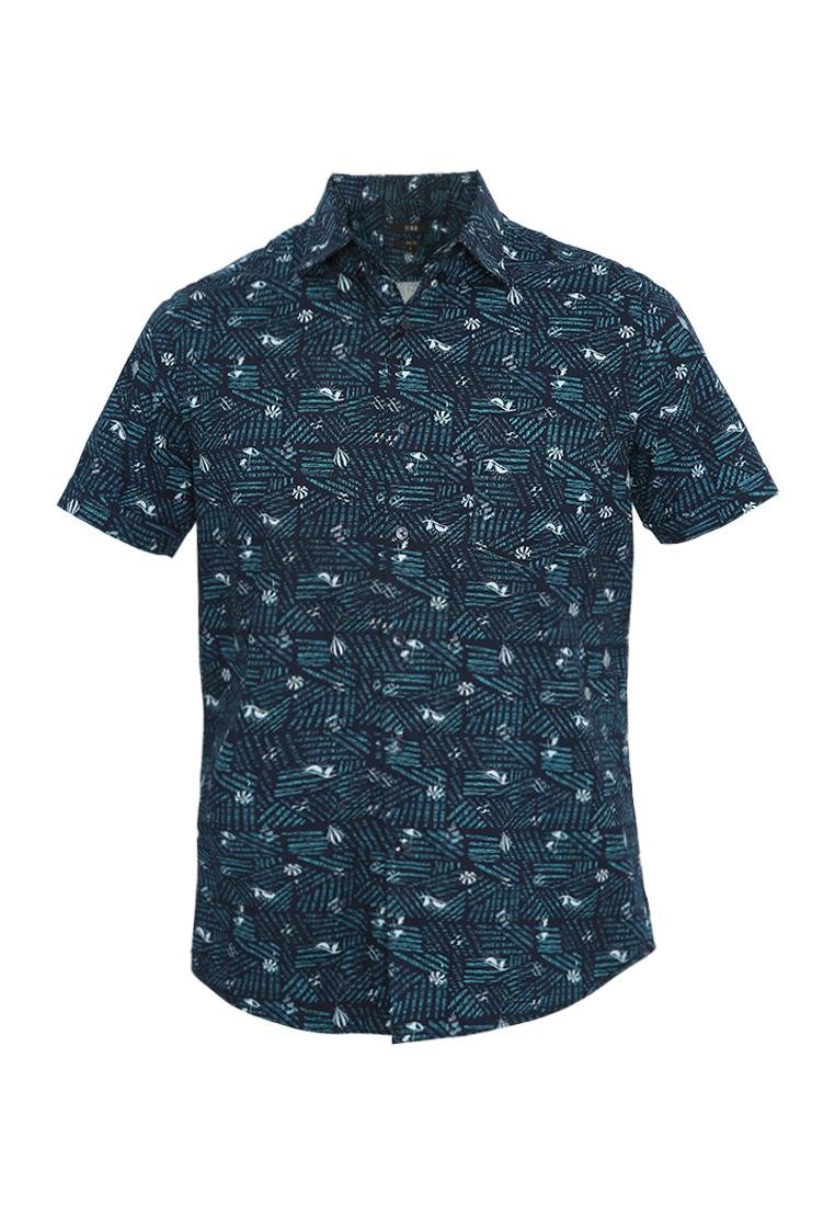 Jobb Holden Kemeja Pria Lengan Pendek Slim Fit Navy - Image 6