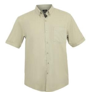 Jobb Derby Kemeja Pria Lengan Pendek Regular Fit Beige