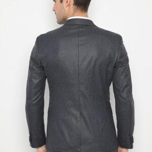 Jobb Verde-T2 Jas Pria Slim Fit Abu-abu