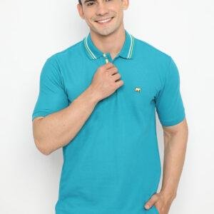 Jack Nicklaus Infinity Polo Shirt Pria Regular Fit Deep Lake