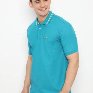 Jack Nicklaus Infinity Polo Shirt Pria Regular Fit Deep Lake