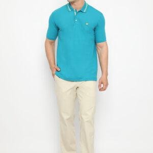 Jack Nicklaus Infinity Polo Shirt Pria Regular Fit Deep Lake