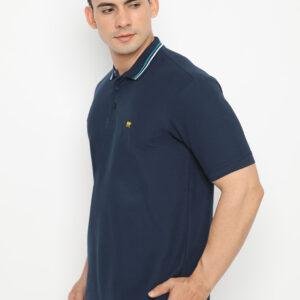 Jack Nicklaus Infinity Polo Shirt Pria Regular Fit Navy