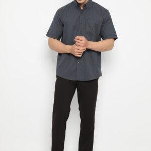 Jobb Derby Kemeja Pria Lengan Pendek Regular Fit Dark Navy