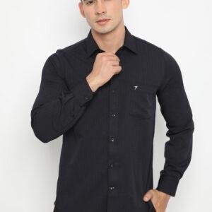 Jobb Encanto Kemeja Pria Lengan Panjang Slim Fit Navy