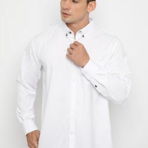 Jobb Trevor Kemeja Pria Lengan Panjang Regular Fit Putih