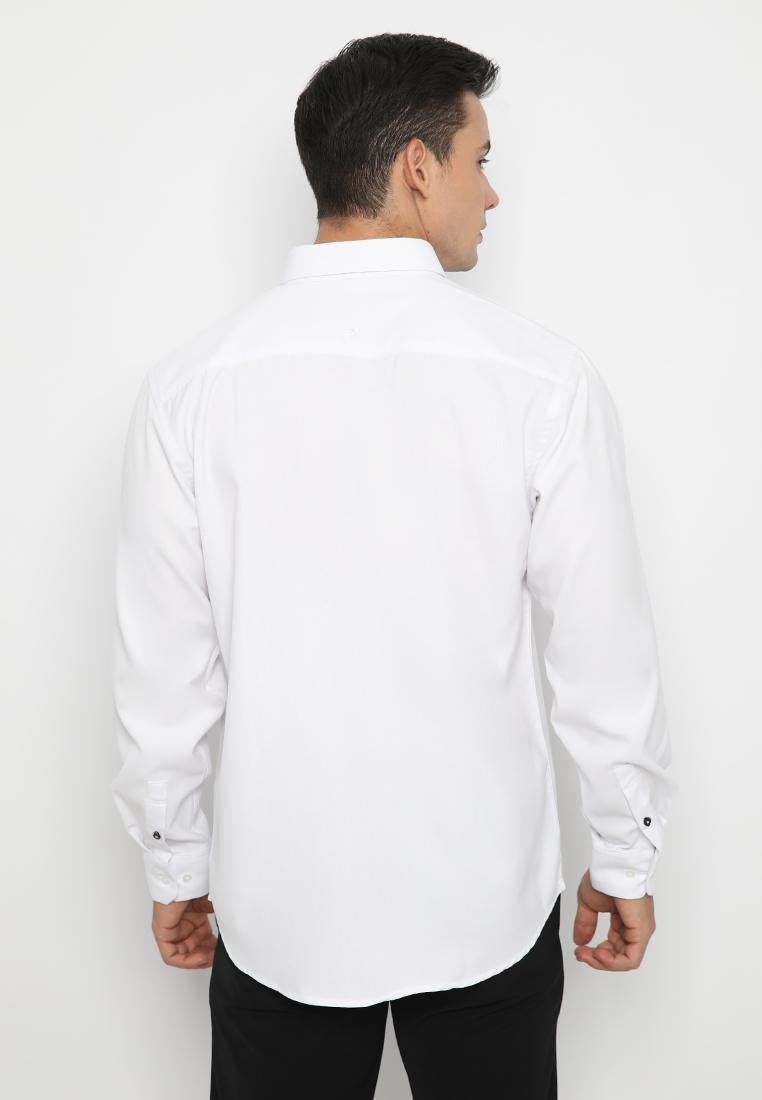 Jobb Trevor Kemeja Pria Lengan Panjang Regular Fit Putih - Image 3