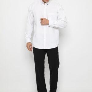 Jobb Trevor Kemeja Pria Lengan Panjang Regular Fit Putih