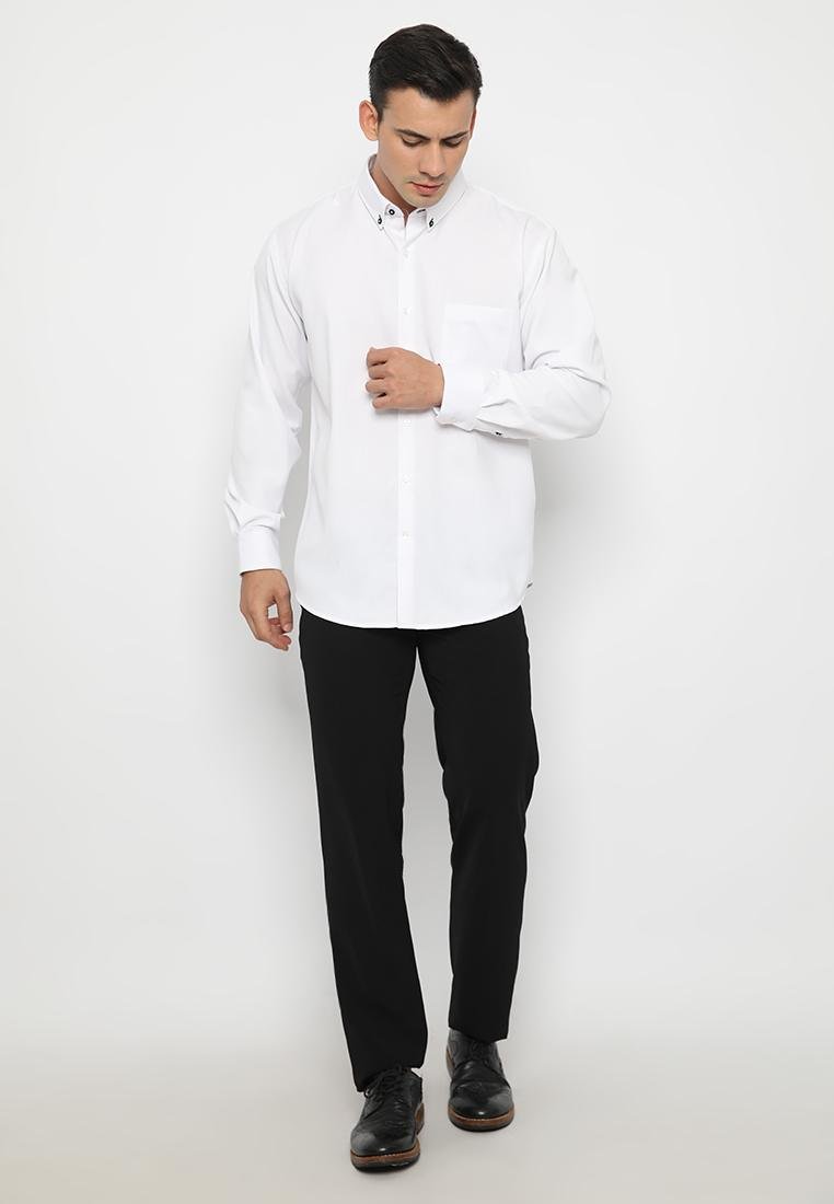 Jobb Trevor Kemeja Pria Lengan Panjang Regular Fit Putih - Image 4