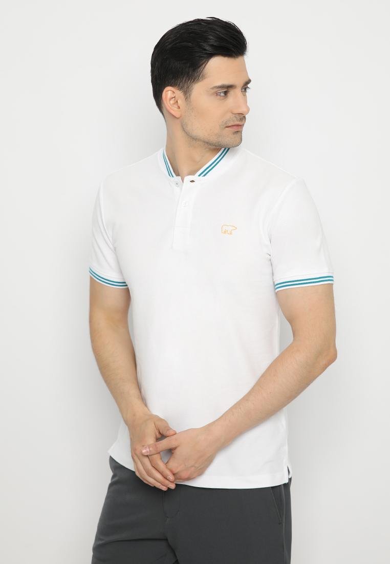Jack Nicklaus Levante Polo Shirt Pria Slim Fit White - Image 2