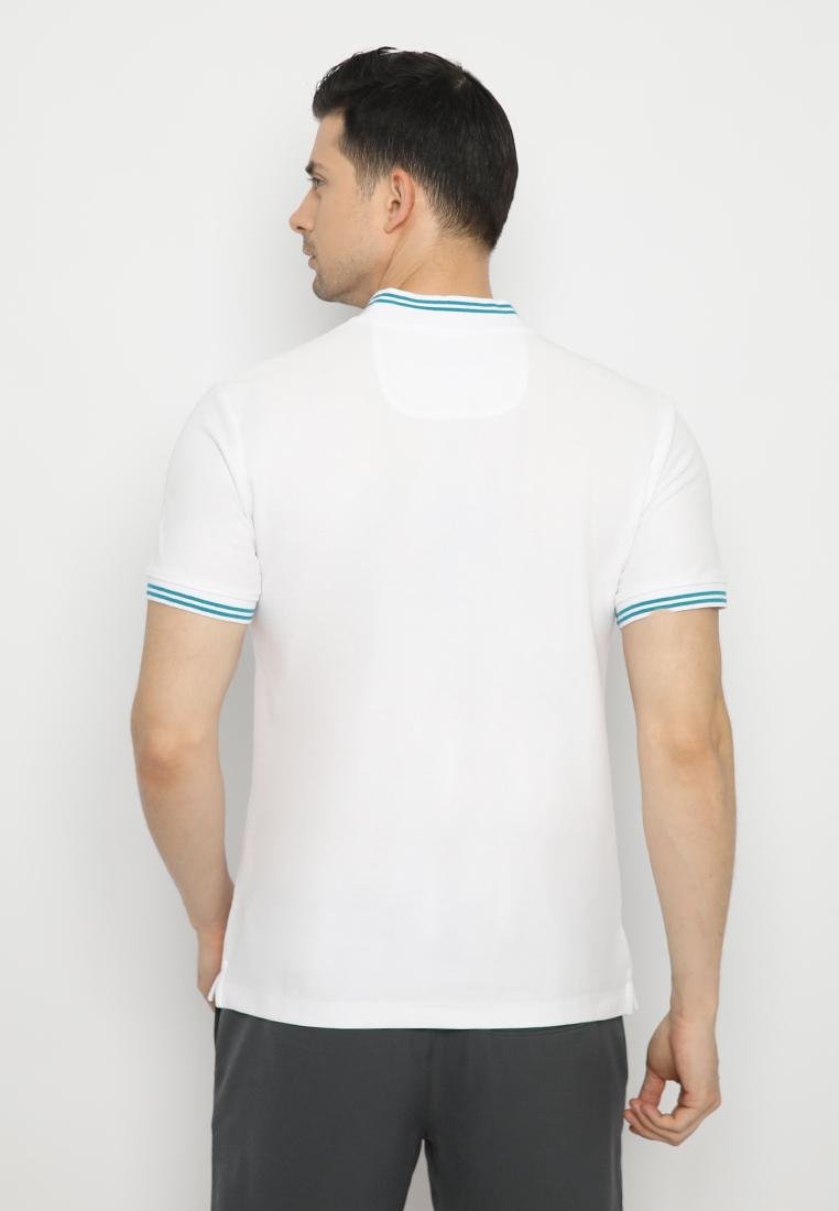 Jack Nicklaus Levante Polo Shirt Pria Slim Fit White - Image 3
