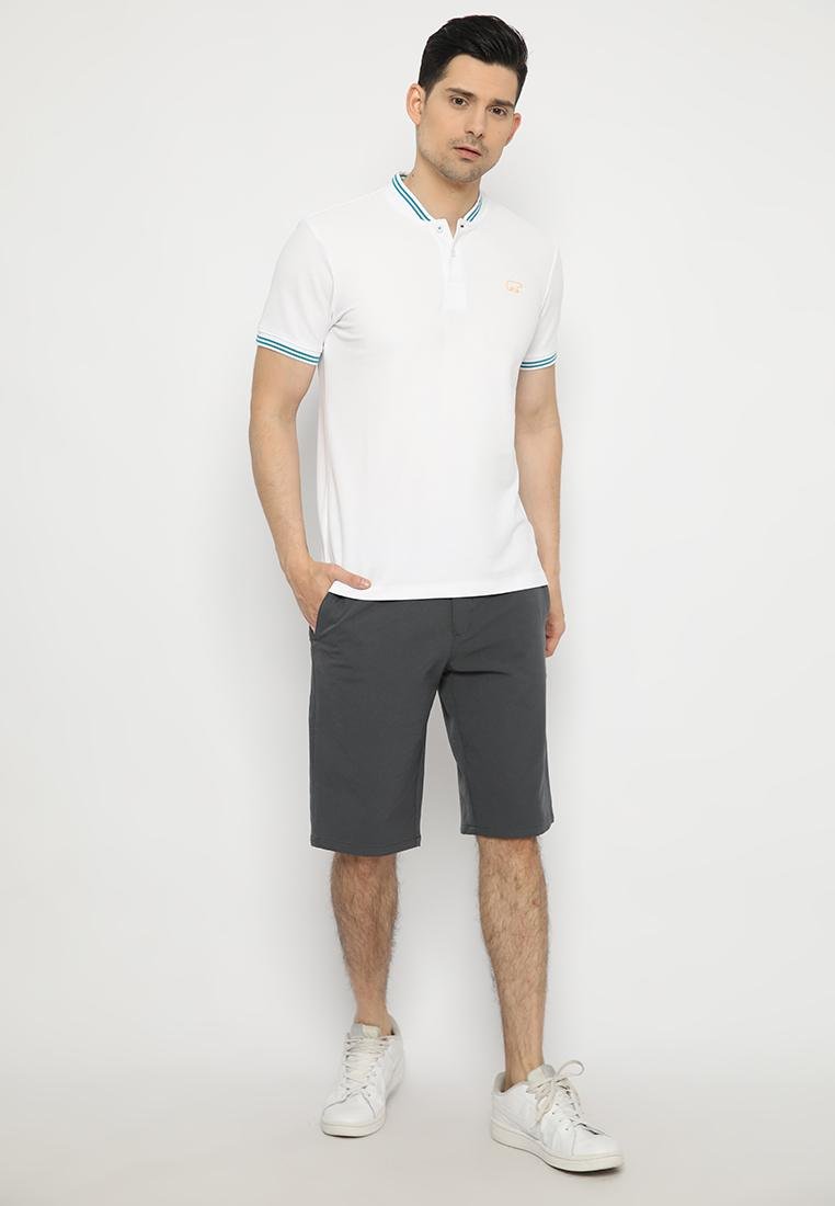 Jack Nicklaus Levante Polo Shirt Pria Slim Fit White - Image 4