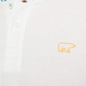 Jack Nicklaus Levante Polo Shirt Pria Slim Fit White