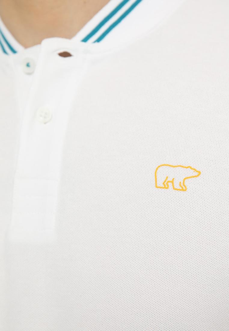Jack Nicklaus Levante Polo Shirt Pria Slim Fit White - Image 5