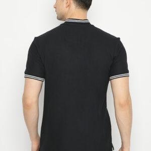 Jack Nicklaus Levante Polo Shirt Pria Slim Fit Hitam