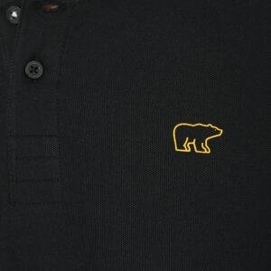 Jack Nicklaus Levante Polo Shirt Pria Slim Fit Hitam