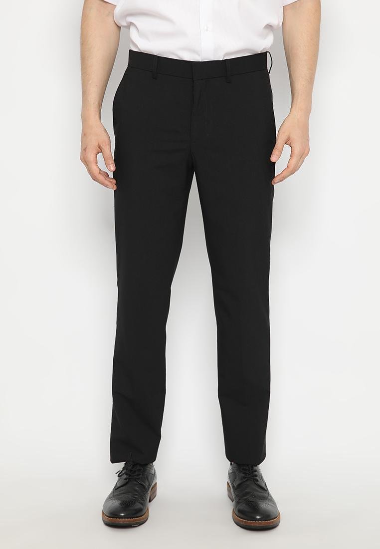 Jobb Caruso Celana Panjang Pria Modern Slim Fit Hitam