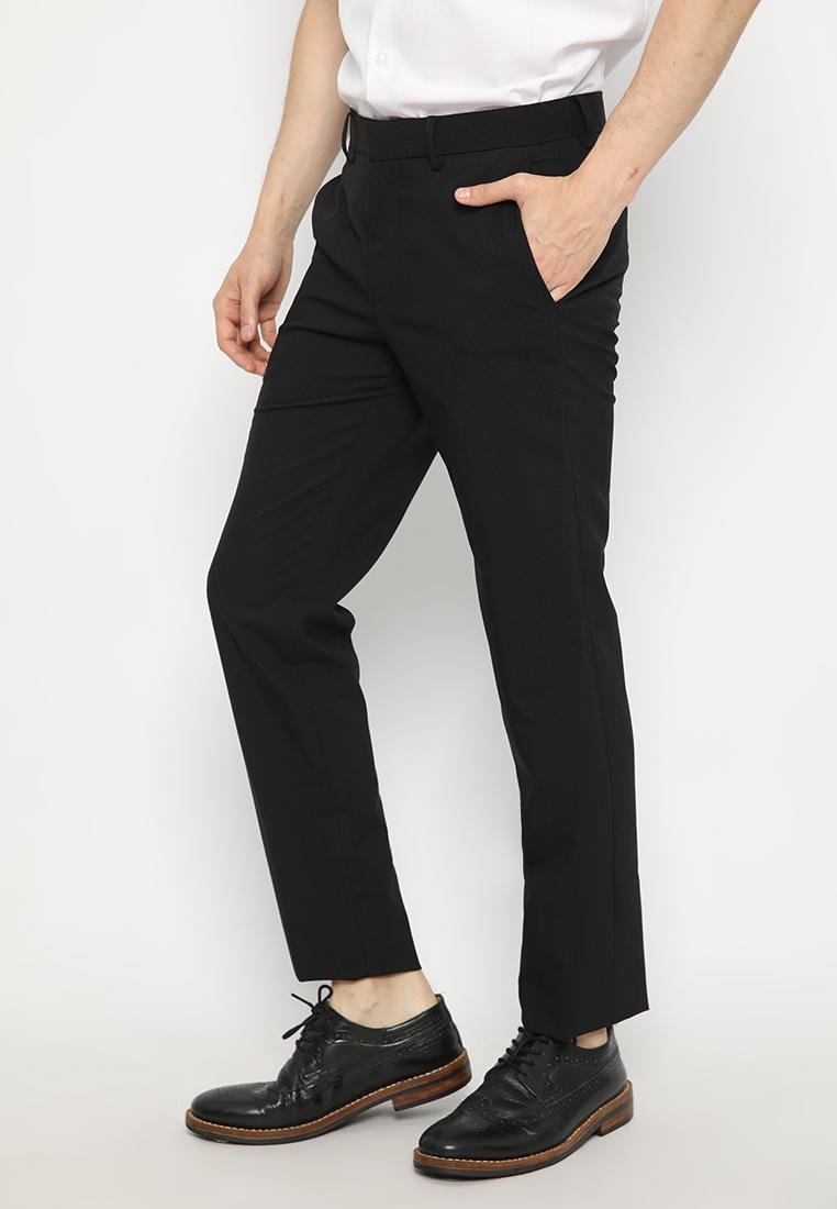 Jobb Caruso Celana Panjang Pria Modern Slim Fit Hitam - Image 2