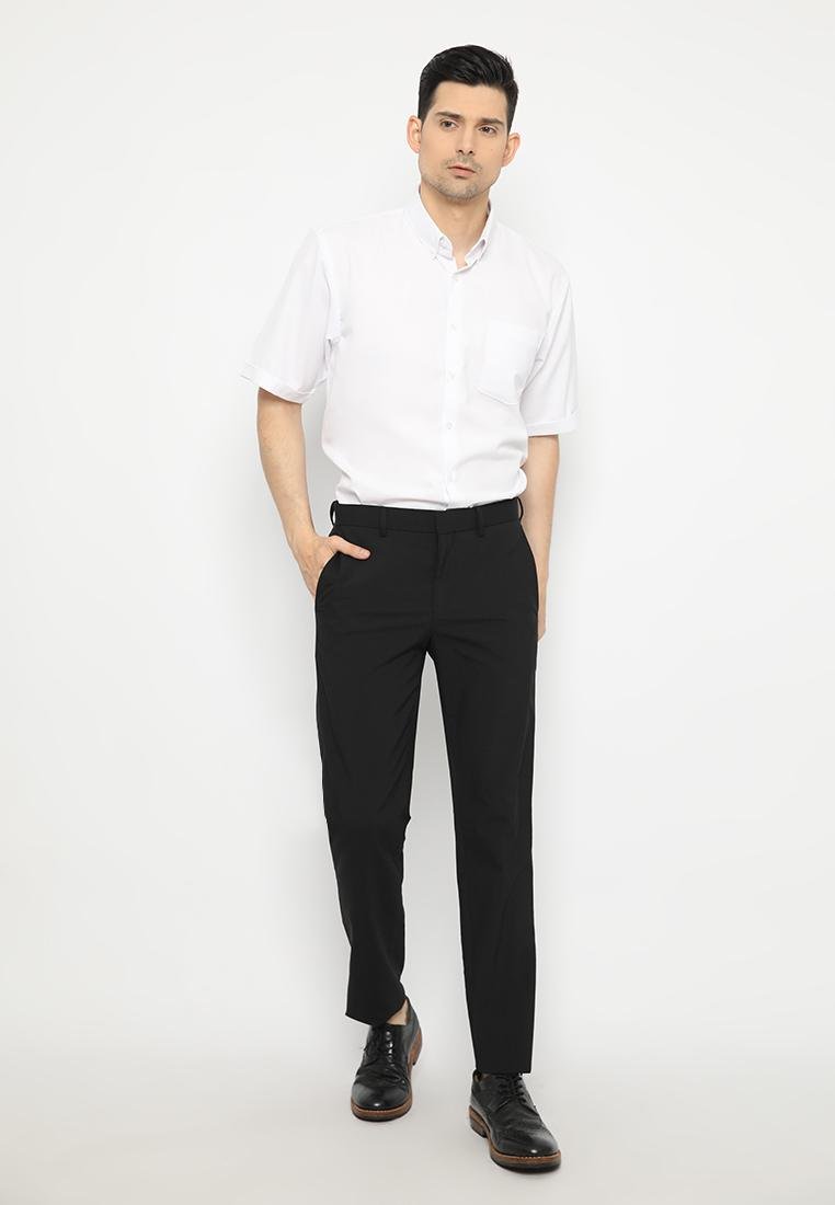 Jobb Caruso Celana Panjang Pria Modern Slim Fit Hitam - Image 4