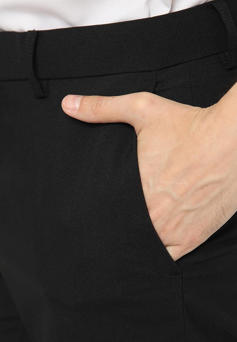 Jobb Caruso Celana Panjang Pria Modern Slim Fit Hitam - Image 5