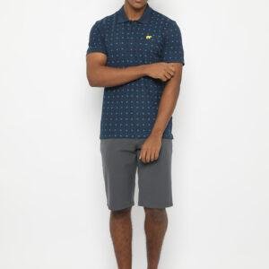 Jack Nicklaus Aero Polo Shirt Pria Slim Fit Navy