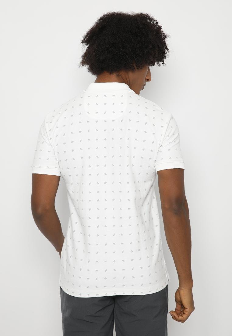 Jack Nicklaus Aero Polo Shirt Pria Slim Fit White - Image 3