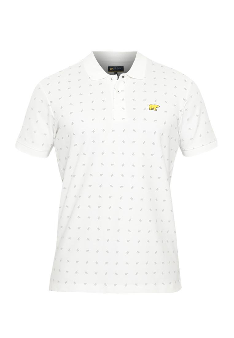 Jack Nicklaus Aero Polo Shirt Pria Slim Fit White - Image 6