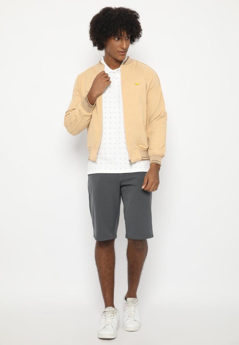 Jack Nicklaus Audi Jacket Pria Regular fit Khaki - Image 4