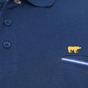Jack Nicklaus Supra Polo Shirt Pria Regular Fit Estate Blue