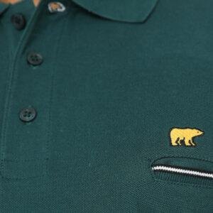Jack Nicklaus Supra Polo Shirt Pria Regular Fit Hijau